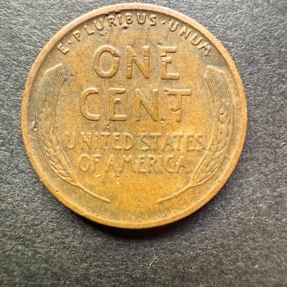 1918 1C Lincoln Wheat Cent Penny - about AU, as shown - Picture 3 of 5
